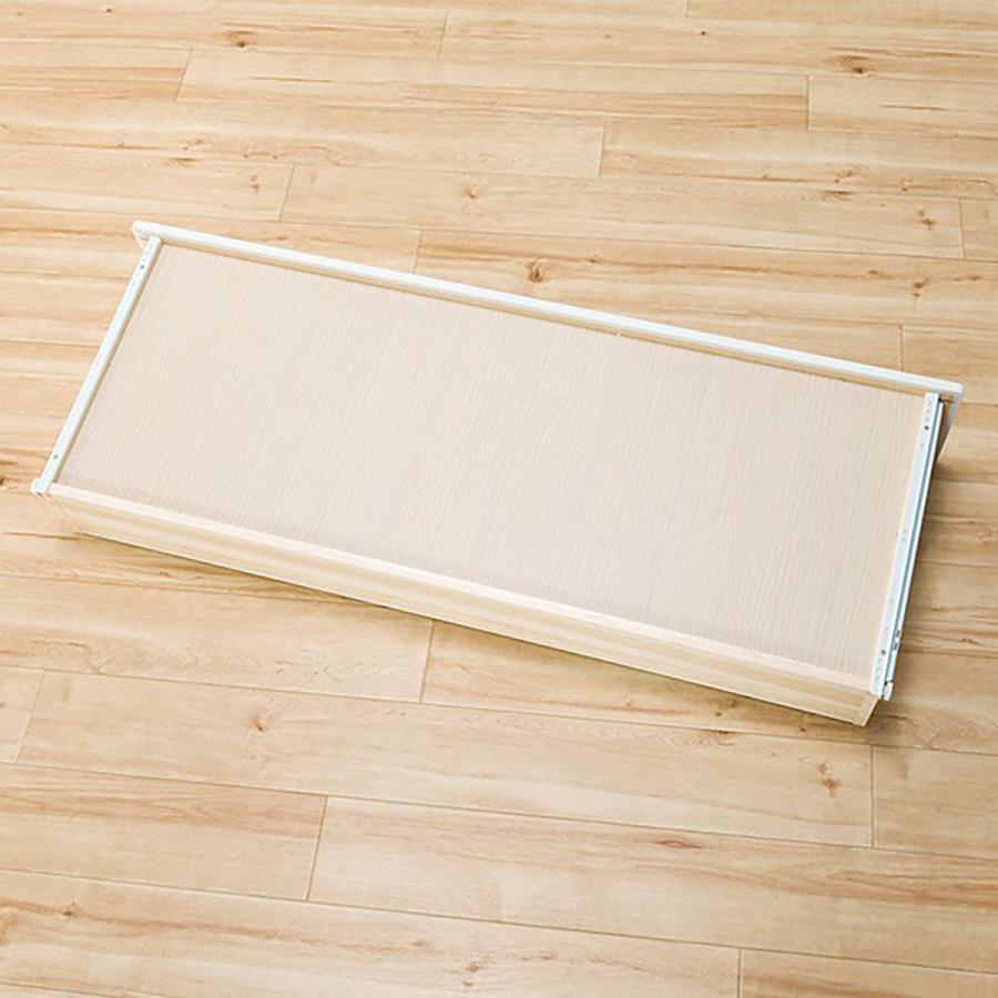 ニトリ ローチェスト(TA90WH 取っ手クリア) タンス たんす 衣類