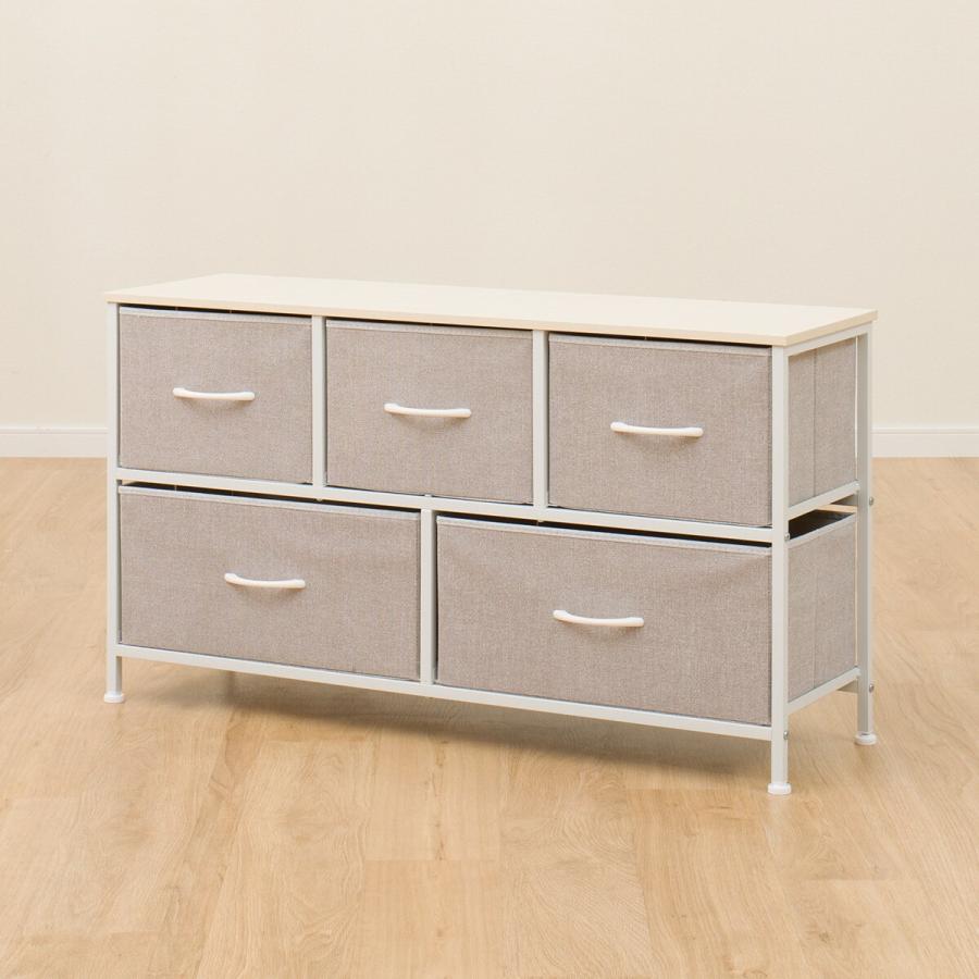 ニトリ　軽量ローチェスト　完成品 ニトリ 軽量ローチェスト(LGY/WH JH001)100cm幅 収納 : ニトリ