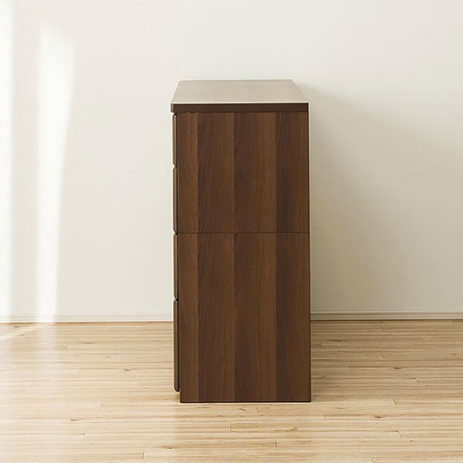 ニトリ ローチェスト(オウカ2 DVD150LC DBR) タンス たんす 衣類収納