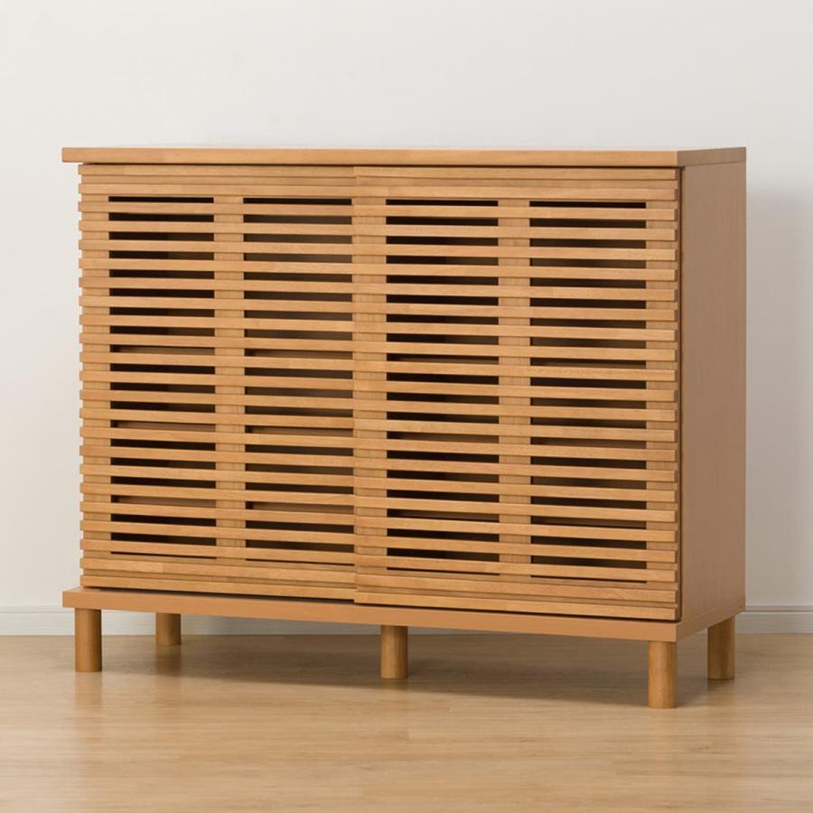 通気性の良いルーバー扉のシューズボックス モミジ1 Lbr ニトリ 配送員設置 5年保証 ニトリ Yahoo 店 通販 Yahoo ショッピング