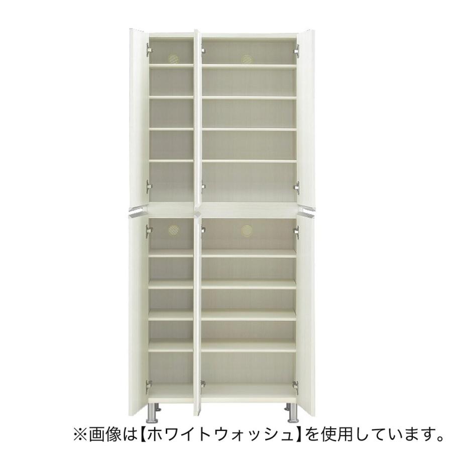 ニトリ（NITORI） シューズボックスリアル(75 イタド BK) 下駄箱