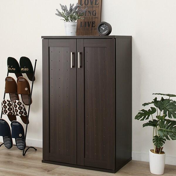 シューズボックス クローネ 9060 Dbr 玄関先迄納品 ニトリ 新色追加して再販 1年保証