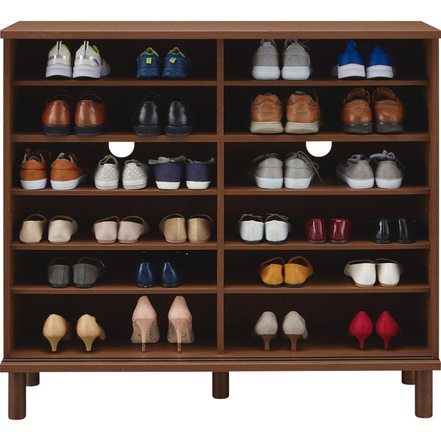 シューズボックス(HKD120 MBR) 下駄箱 ニトリ 