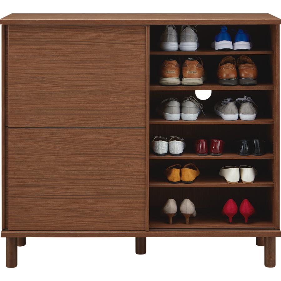 シューズボックス(HKD120 MBR) 下駄箱 ニトリ 