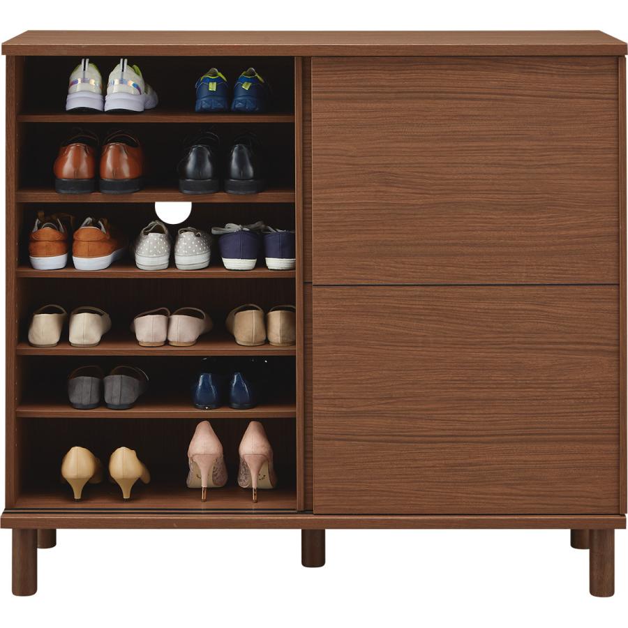 シューズボックス(HKD120 MBR) 下駄箱 ニトリ 