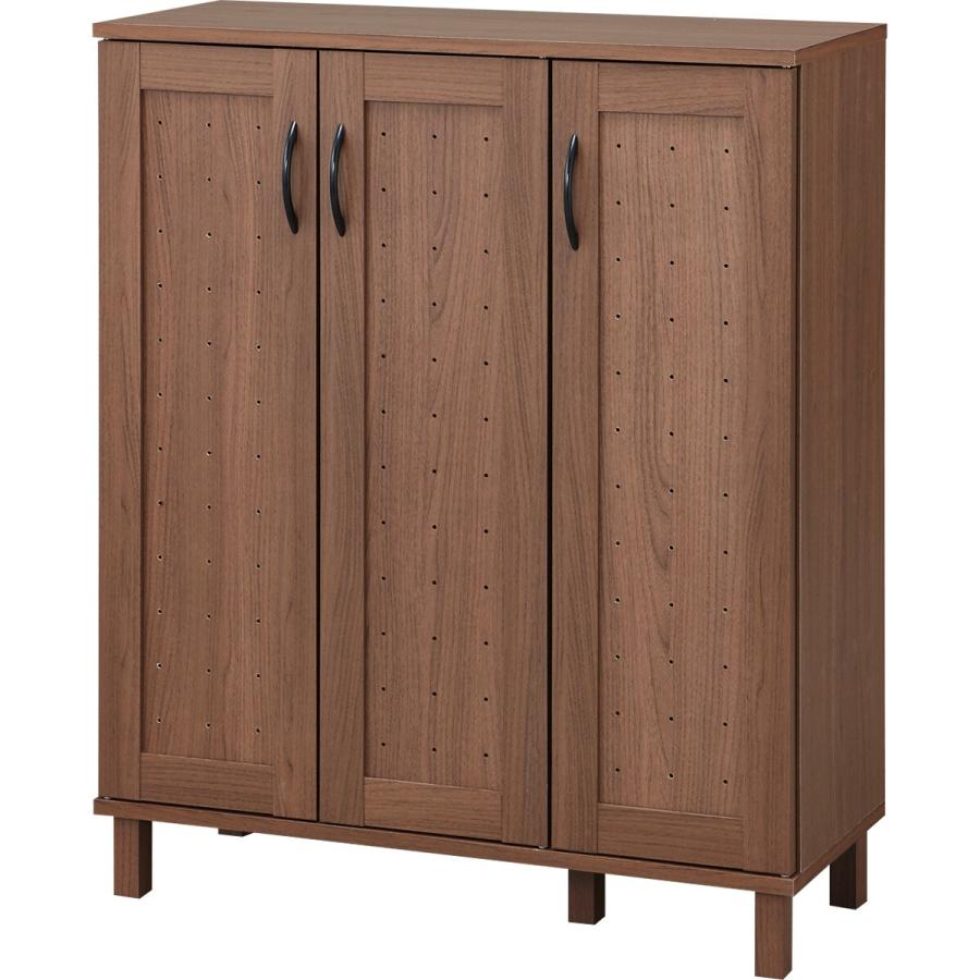 ニトリ（NITORI） シューズボックス(GS-002 W87 LO MBR) 下駄箱