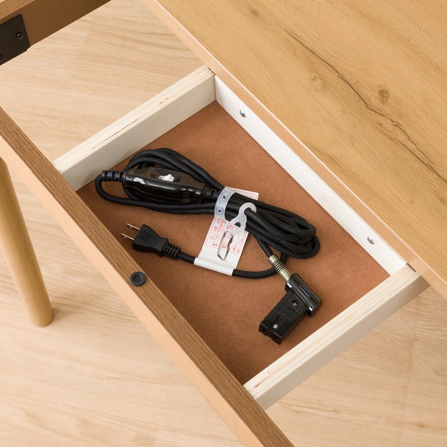 HOT，爆買い】 長方形 デスクこたつ(NV22 8065 LBR) こたつテーブル