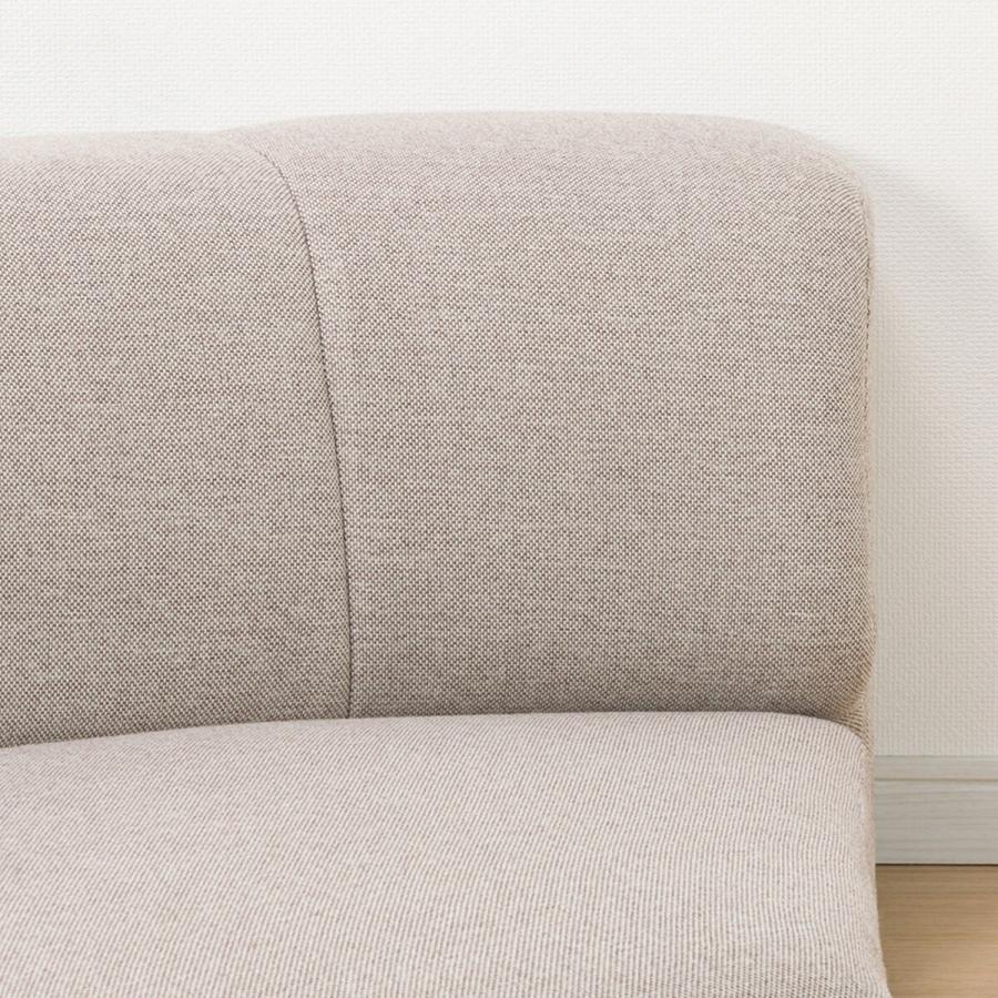 ニトリ 圧迫感なく 座り心地が良い ローソファ Nゲート ファブリック 現行品 圧迫感なく座り心地が良いローソファ (Nゲート ファブリック BE