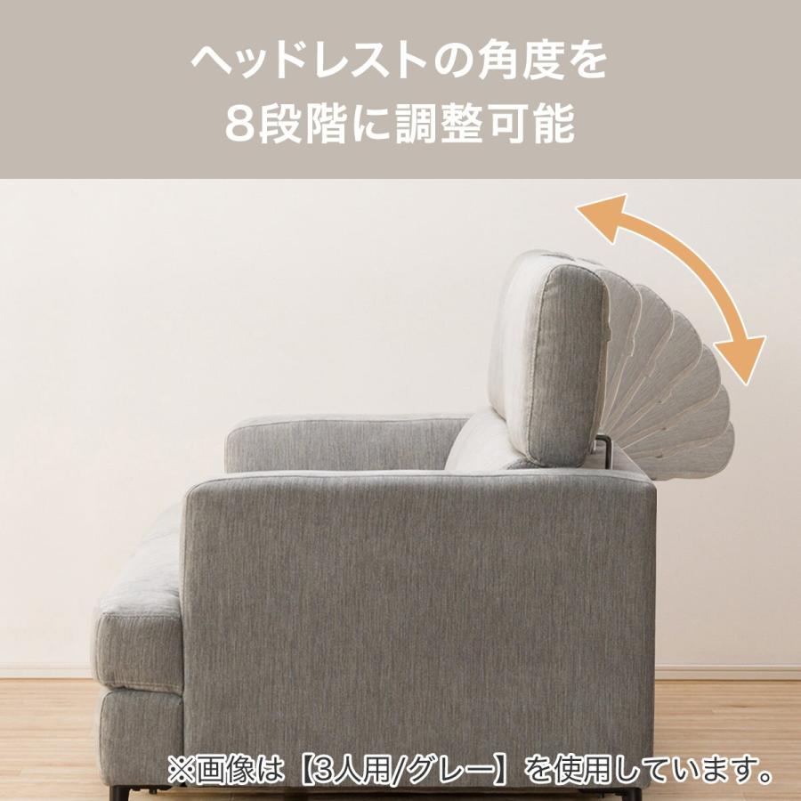 ニトリ ソファー ソファ 2人掛け 布張りソファ(サザーラ GY ニトリ ソファー ソファ 2人掛け 布張りソファ(サザーラ GY