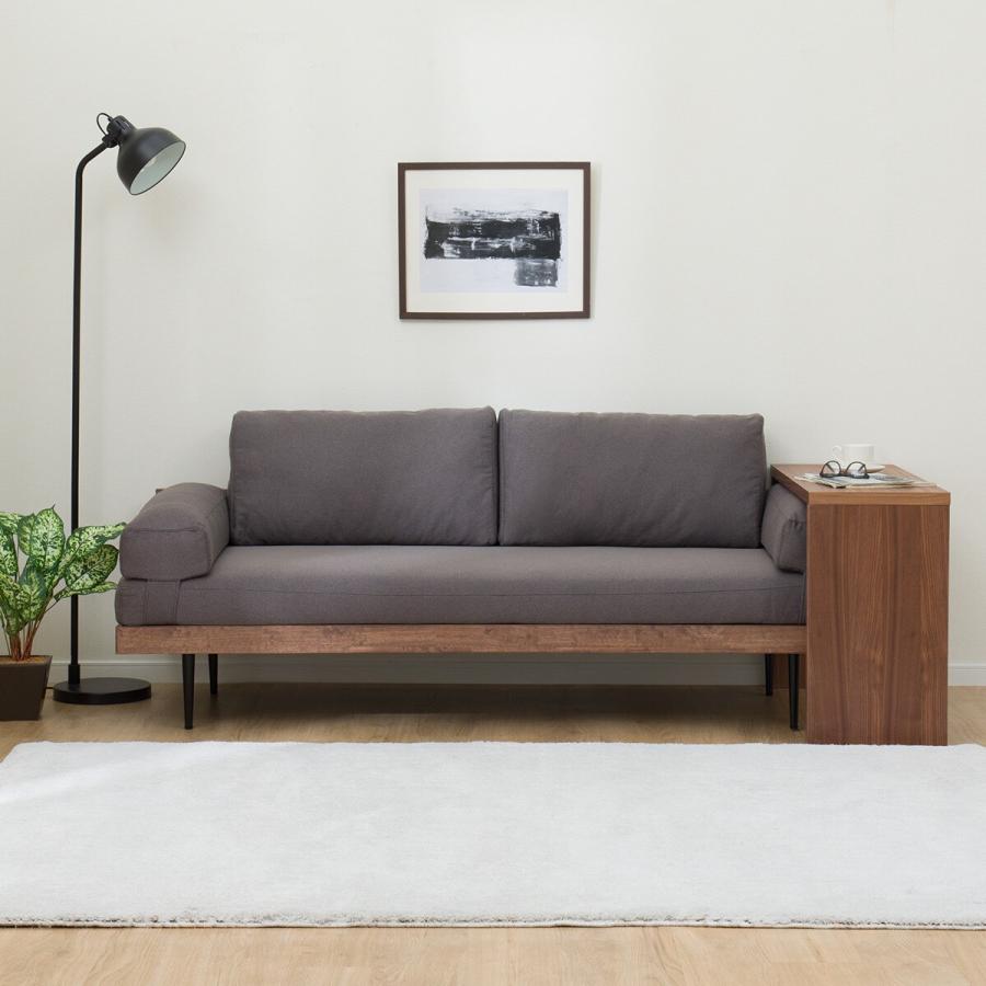 ★送料込★ニトリ 2人掛け ソファー ニトリ（NITORI） ソファー ソファ ワイド2人用布張りソファ+テーブル