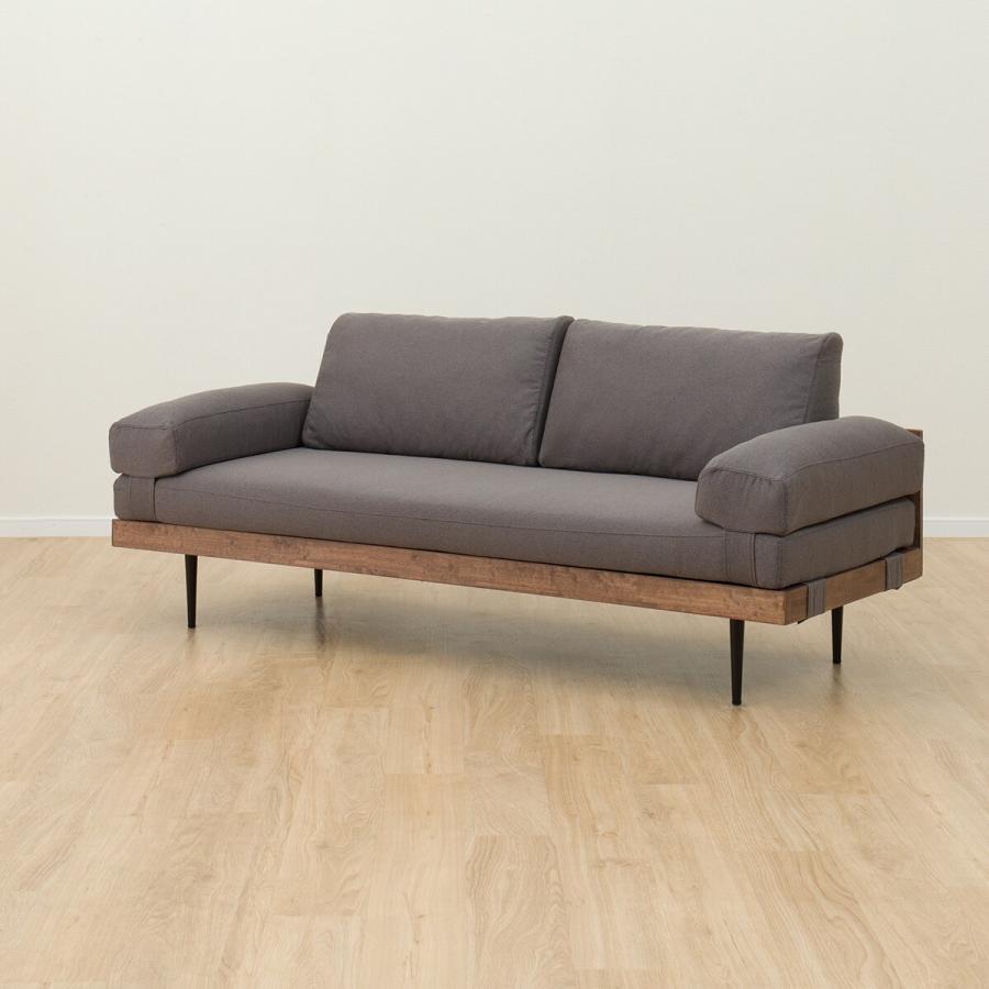 ニトリ（NITORI） ソファー ソファ ワイド2人用布張りソファ(FK03 MBR