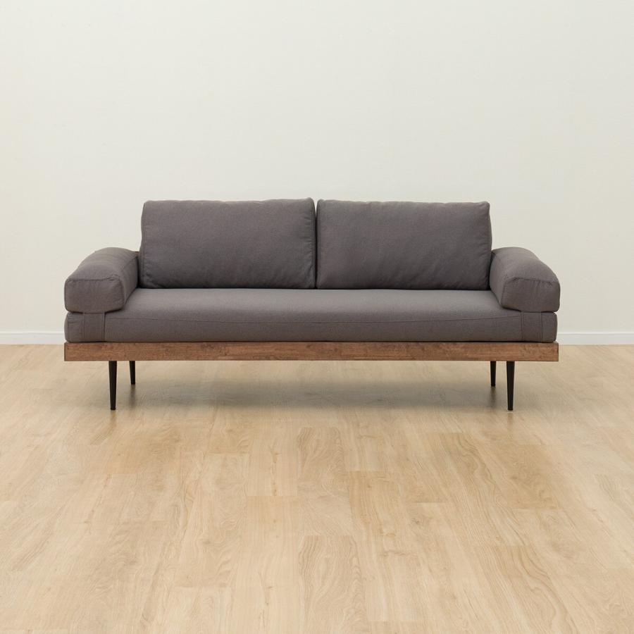 ニトリ（NITORI） ソファー ソファ ワイド2人用布張りソファ(FK03 MBR