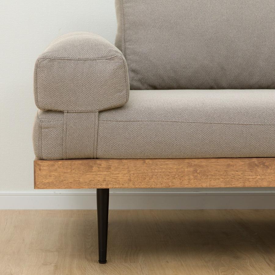 ニトリ（NITORI） ソファー ソファ ワイド2人用布張りソファ+テーブル