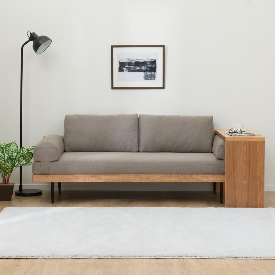 ニトリ（NITORI） ソファー ソファ ワイド2人用布張りソファ+テーブル