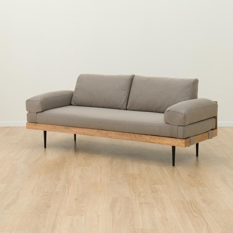 【送料込み】ニトリ　2人用布張りソファ 楽天市場】2人掛け 布張りソファ ツートーン (RO/MO) ニトリ