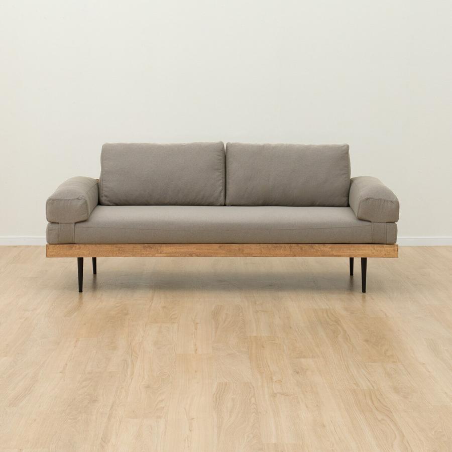 ニトリ（NITORI） ソファー ソファ ワイド2人用布張りソファ(FK03 LBR