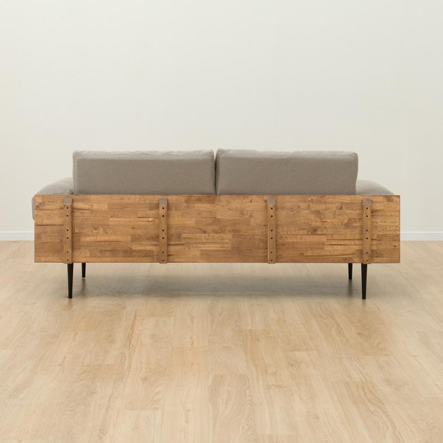 ニトリ ソファー ソファ ワイド2人用布張りソファ(FK03 LBR