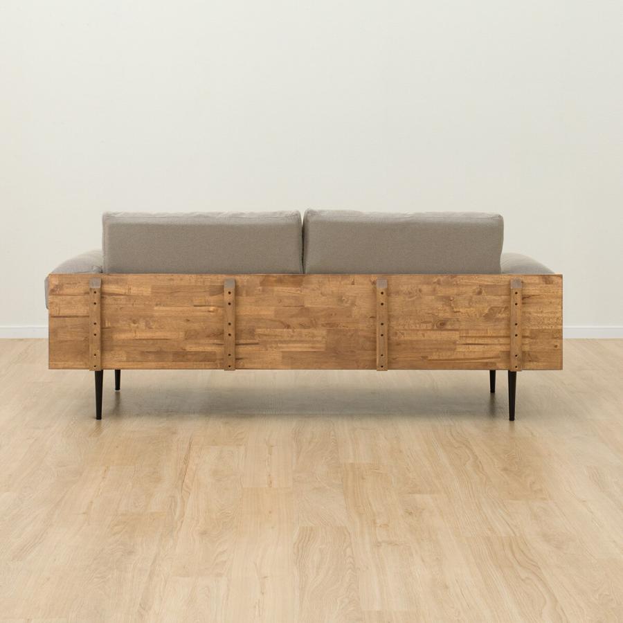 美品】ニトリ 2人掛けソファ 布張りタイプ (LB03 GR) 2人掛けソファ 布