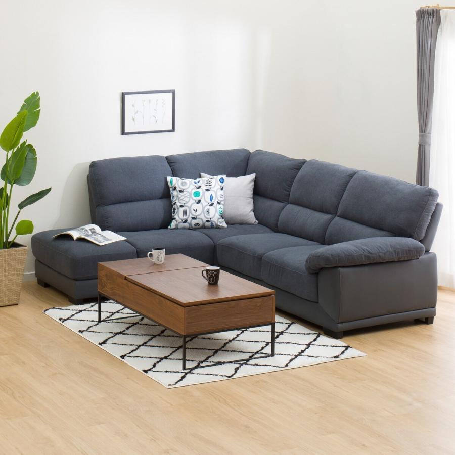 【プチ様】ニトリカウチソファウォール3ＫＤ写真① 横浜・川崎限定】ニトリ 布張り カウチソファ ウォール3KD 幅