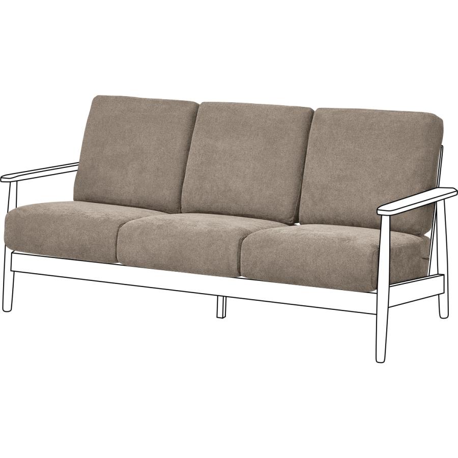 ニトリ（NITORI） ソファー ソファ 3人掛け 布張りソファIG01専用