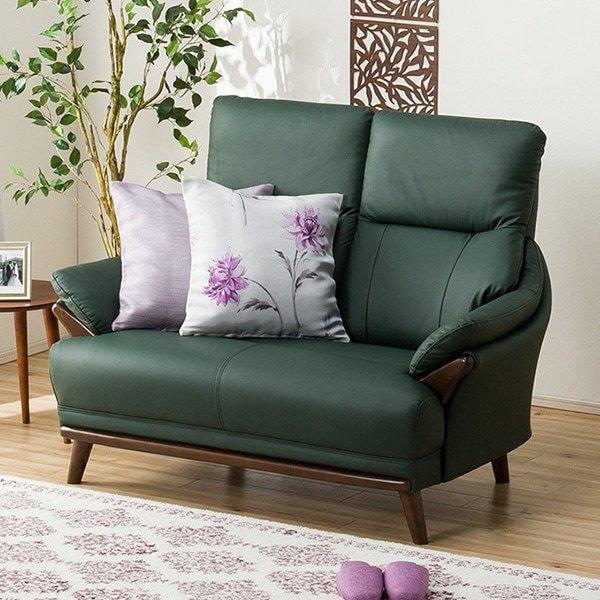 【正規品】 2人掛け本革ソファ(コウテイ3 LT GR) ニトリ 【FKP8150555023】(29246円)