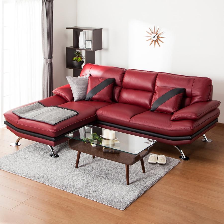 本革カウチソファ ロゾ4 Red Rc ホンガワ ニトリ 配送員設置 5年保証 1137720 ニトリ Yahoo 店 通販 Yahoo ショッピング