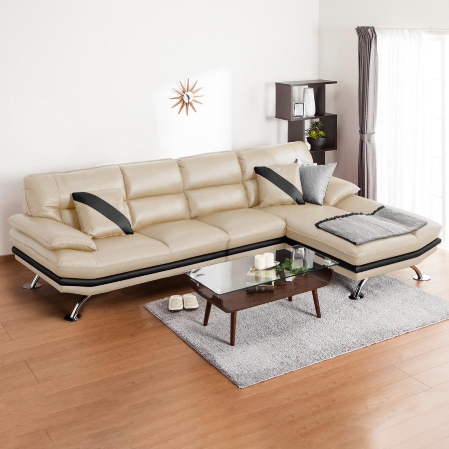 お値段見直しました】ニトリ カウチソファ(L字型:ロゾ4) ベージュ