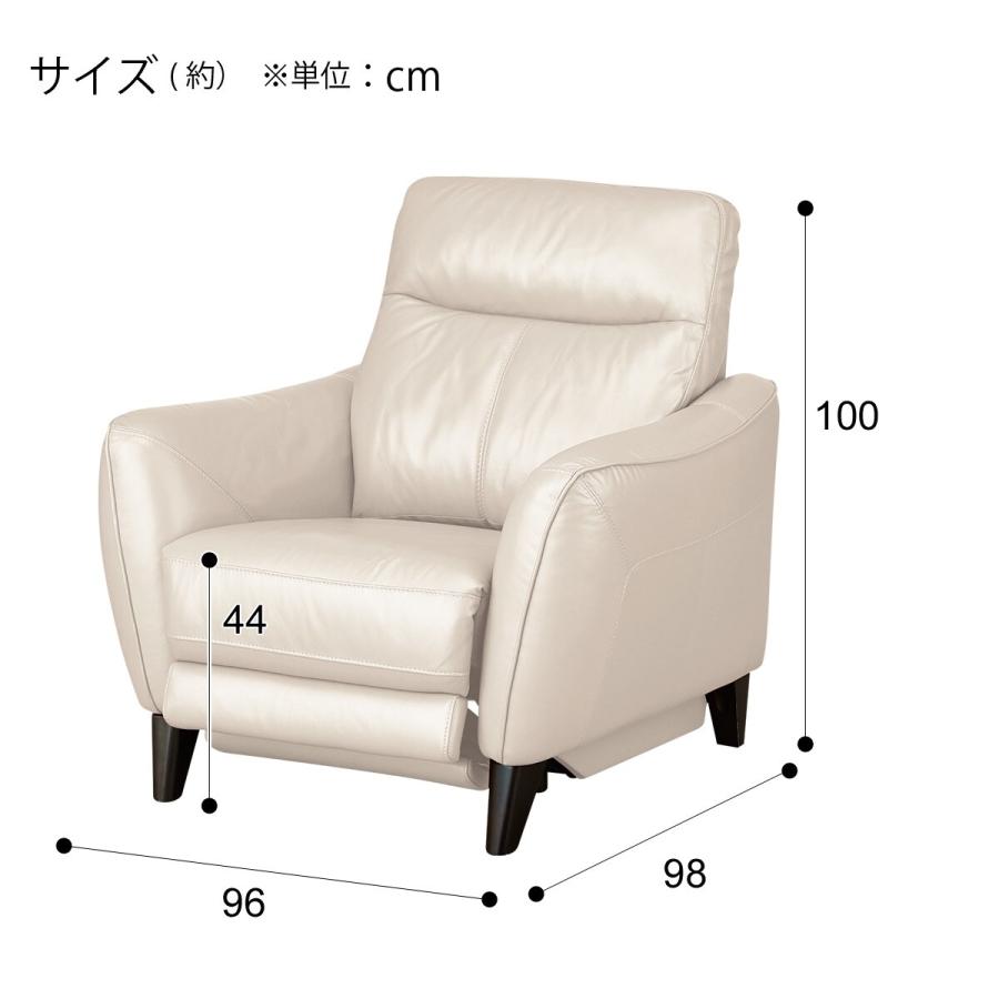 ニトリ（NITORI） 1人掛けソファ 厚革(一部合成皮革)タイプ (アネーロ