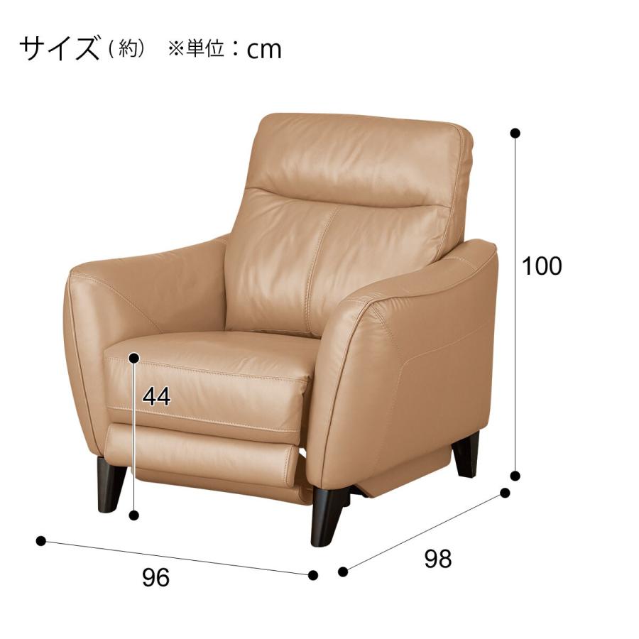 ニトリ（NITORI） ソファー ソファ 1人掛け (アネーロ 厚革タイプ NV