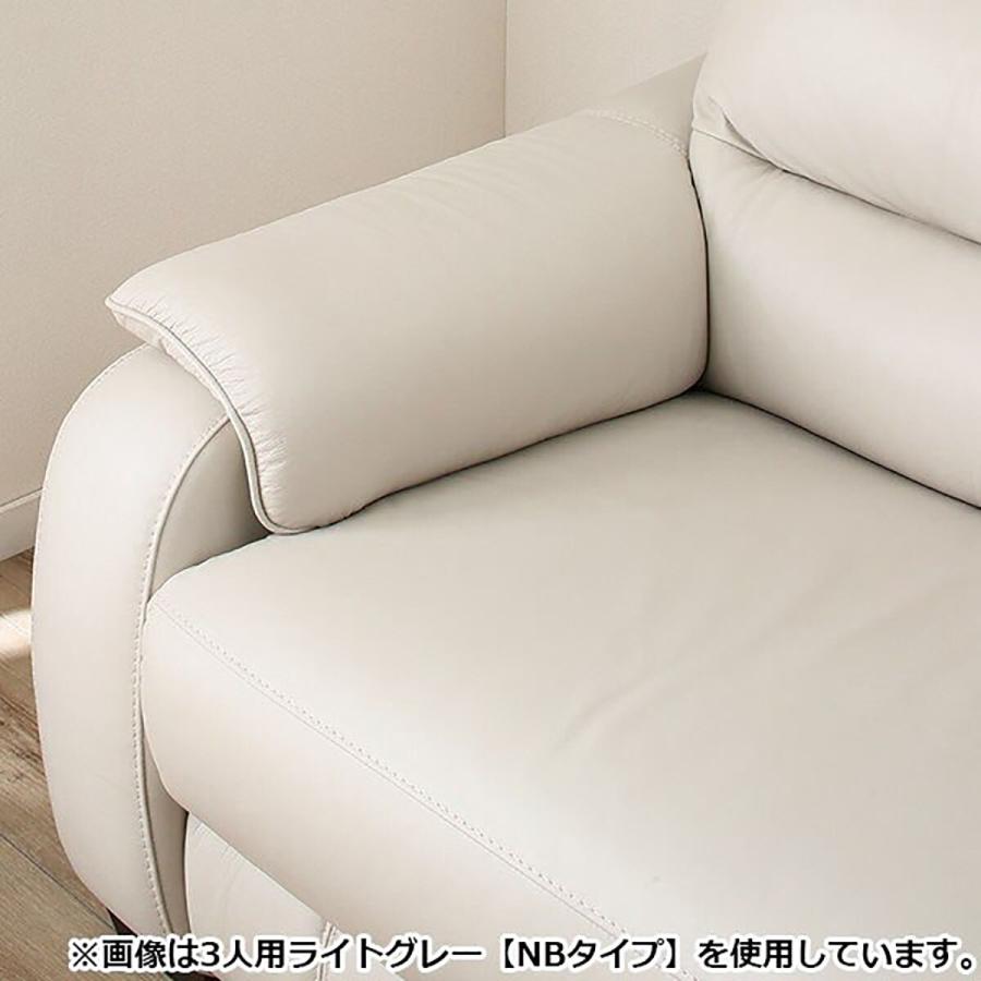 ニトリ（NITORI） 2人掛けソファ 本革(一部合成皮革)タイプ (クローナ
