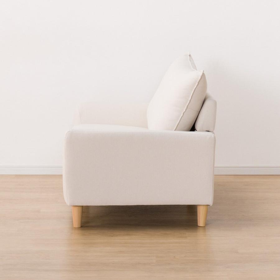 カジュアルソファ コンパクトソファ 2人掛け(Nパック4 BE) 布 ニトリ