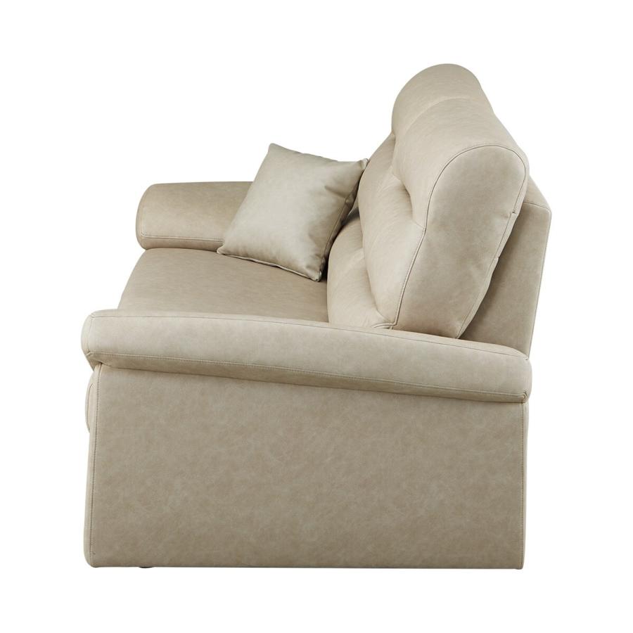 ニトリ ソファー ソファ 布(PUコーティング)張り2人掛けソファ(N