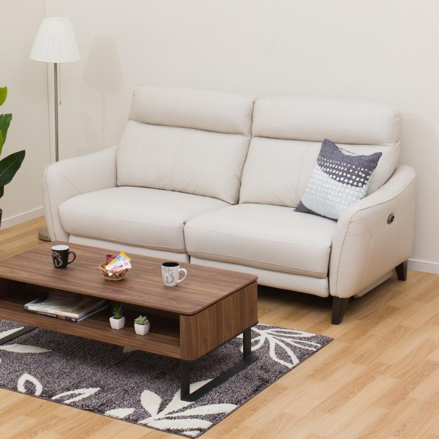 明日で削除します最終価格！電動3人がけリクライニングソファ ニトリ NB LGY ニトリ（NITORI） ソファー ソファ 3人掛け 電動リクライニングソファ