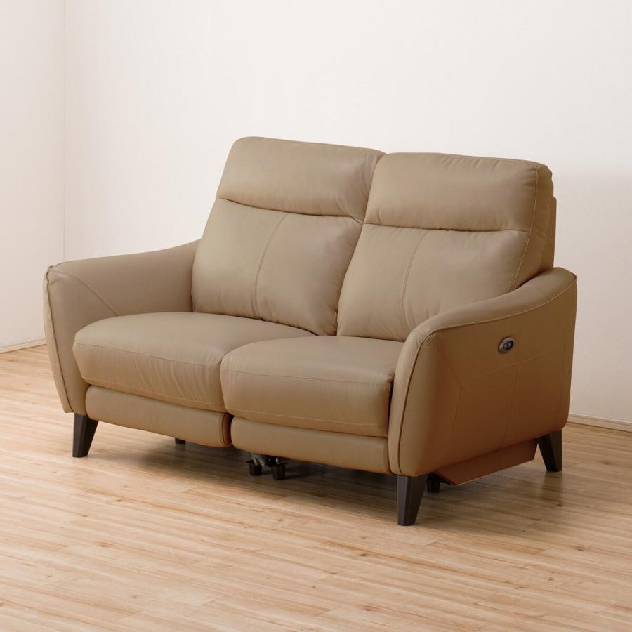 ニトリ　電動リクライニングソファー　2人掛け ニトリ 2人掛け電動リクライニングソファ(Nビリーバ3 革 BR