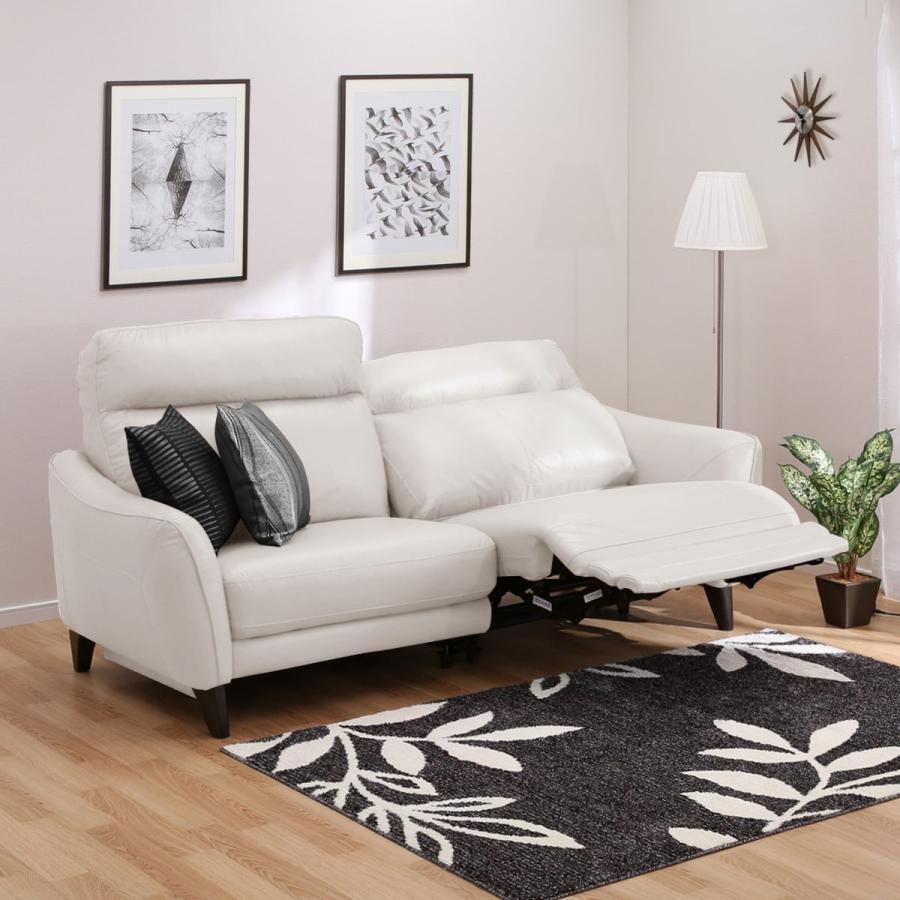 明日で削除します最終価格！電動3人がけリクライニングソファ ニトリ NB LGY ニトリ（NITORI） ソファー ソファ 3人掛け 電動リクライニングソファ