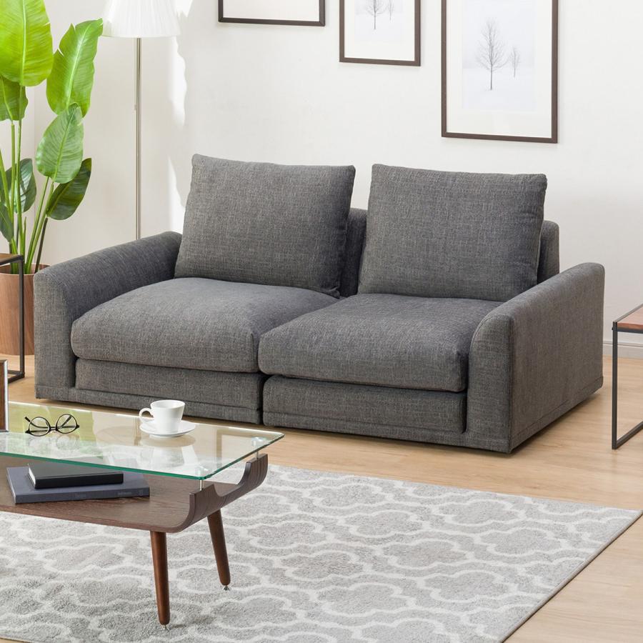 2人用ローソファ フェルザ3 Dgy ニトリ 配送員設置 5年保証 ニトリ Yahoo 店 通販 Yahoo ショッピング