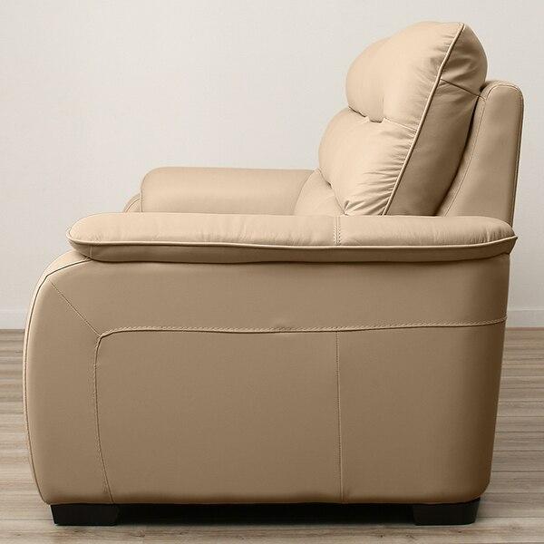 ニトリ 3人用右電動本革リクライニングソファ(クローナ 右 NB BE