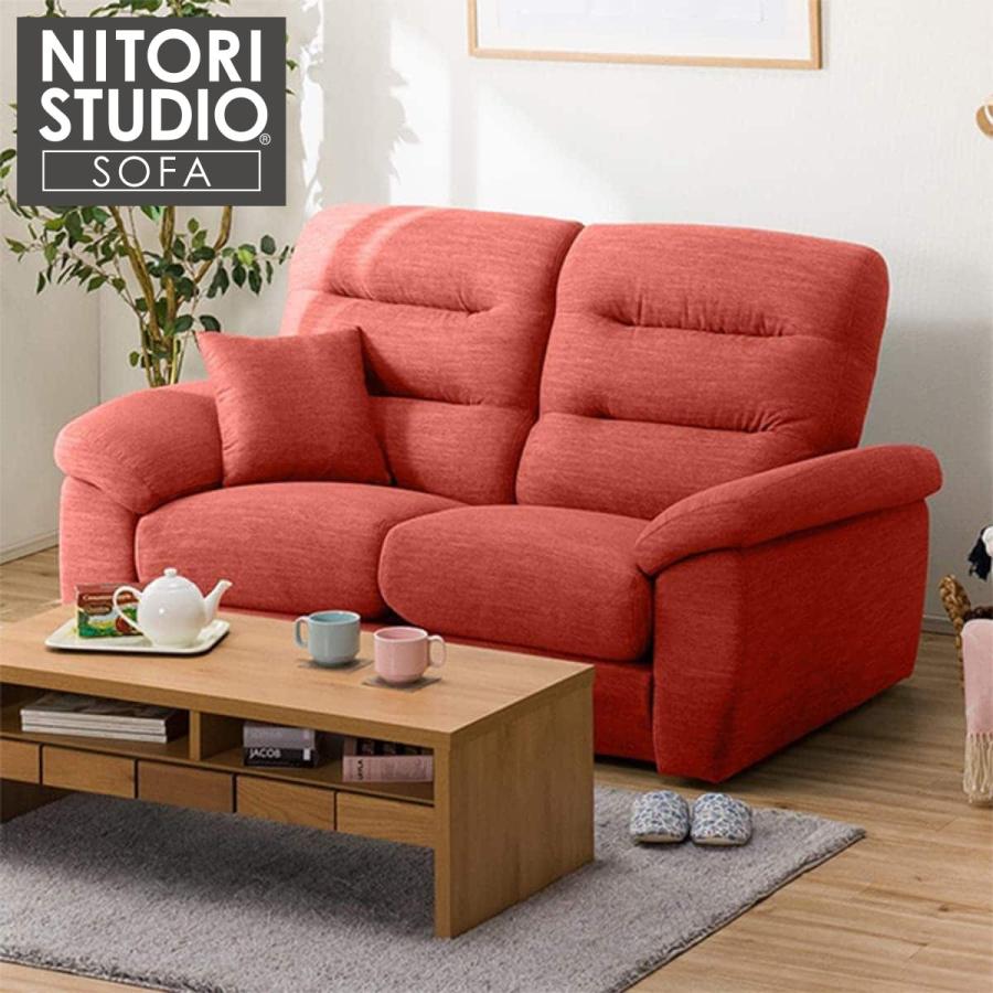 ニトリソファ(2人用布張り) N-POCKET A12 2P DR