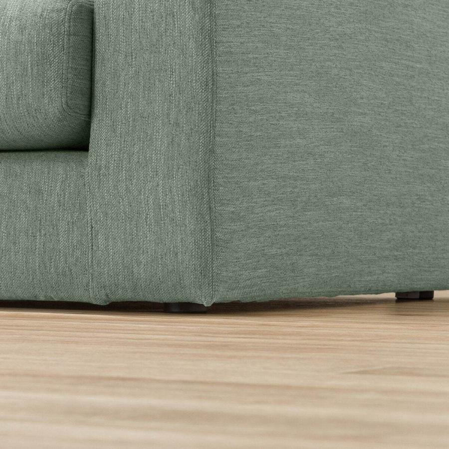 【〜6/6まで出品】 布張りカウチソファ(NポケットA1N LO DR-GGR) 3人掛け ニトリ 【DGJ1531397715】(54950円)