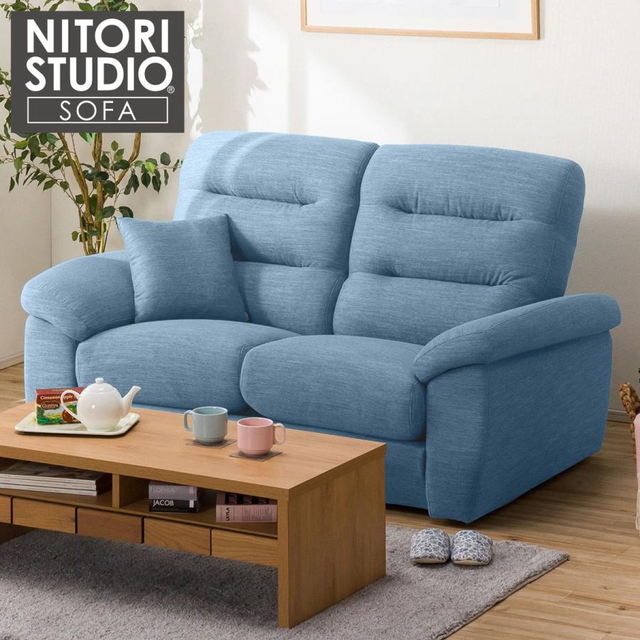 2人掛け布張りソファ(NポケットA12 H-LO DR-LBL) ニトリ :1147976