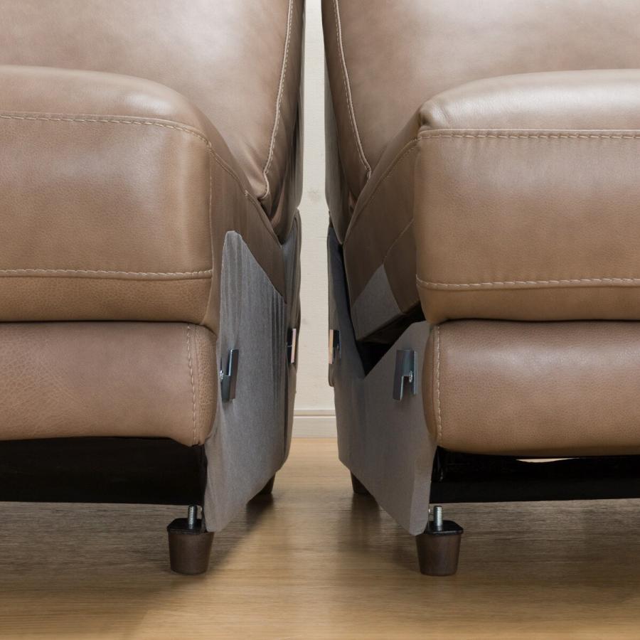 【本革・送料込】ニトリ 2人用両電動リクライニングソファ(アネーロ SK BR) ニトリ ソファー ソファ 2人掛け 左電動リクライニングソファ