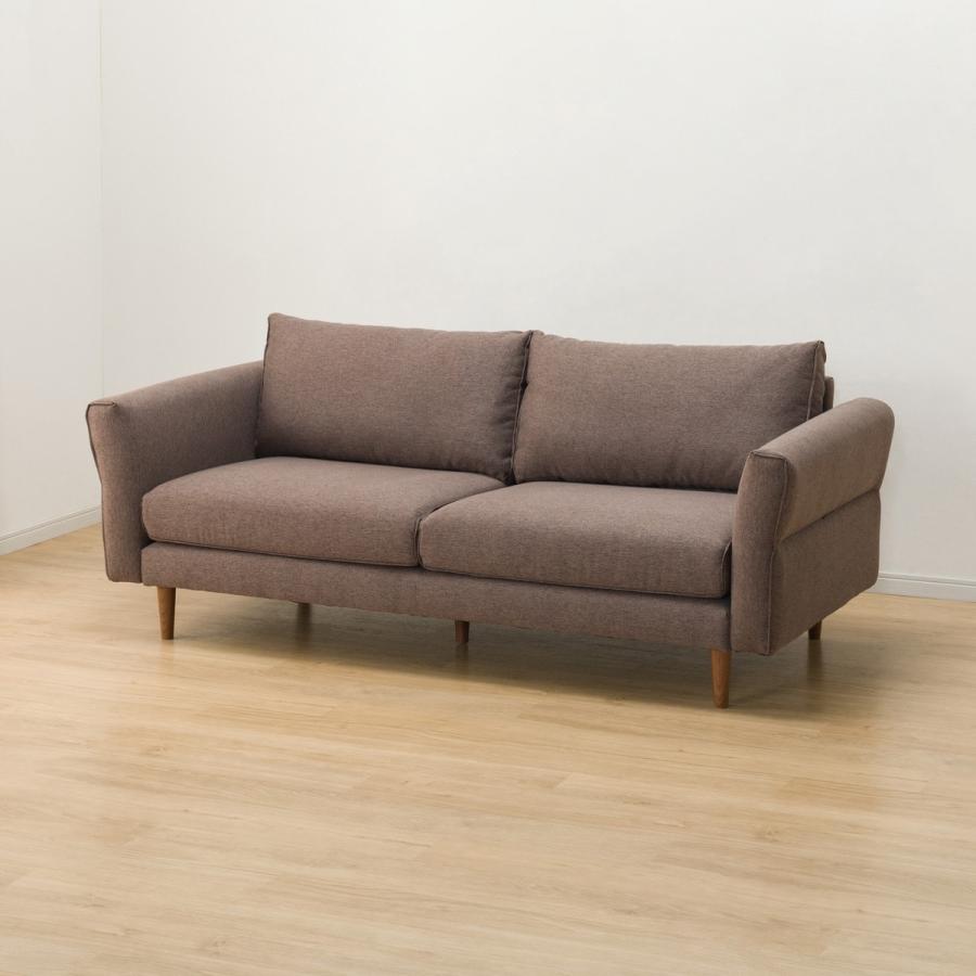 ニトリ ソファー ソファ 3人掛け 布張りソファ (KK2305 KD DBR ニトリ ソファー ソファ 3人掛け 布張りソファ (KK2305 KD DBR