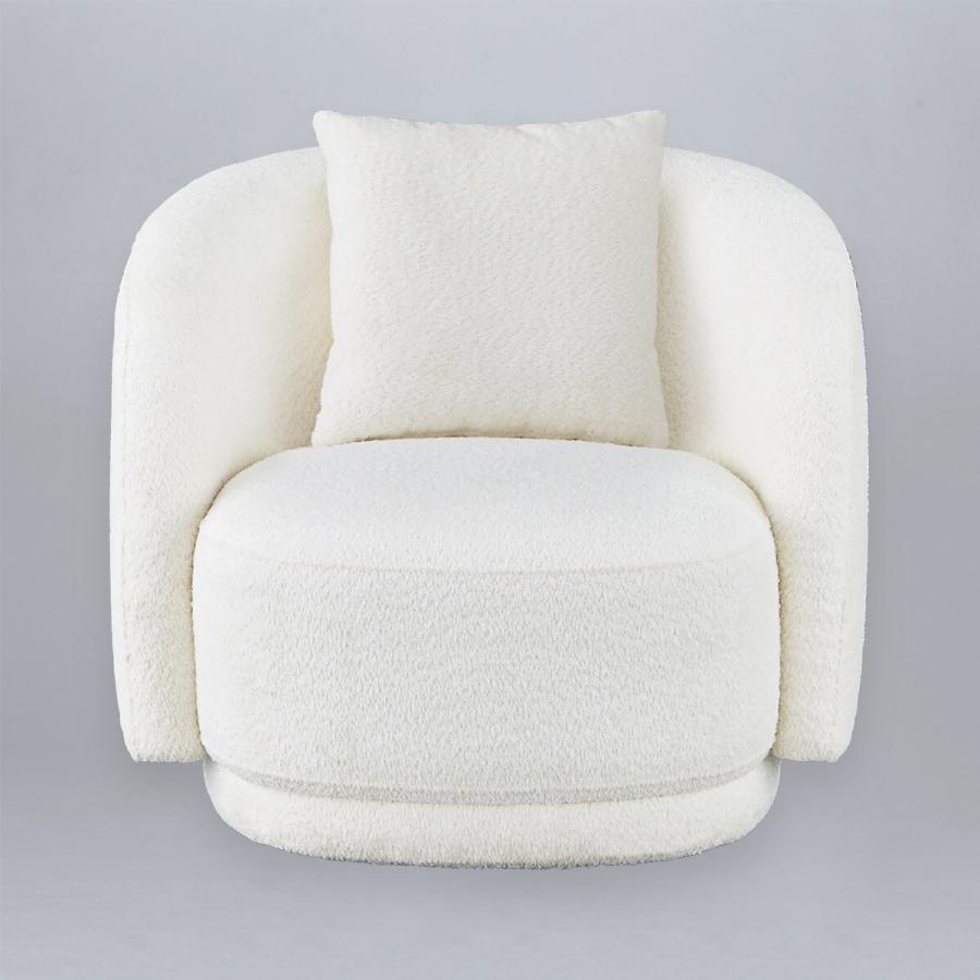 ニトリ（NITORI） ソファー ソファ 1人掛け 布張りソファ (MB02 WH