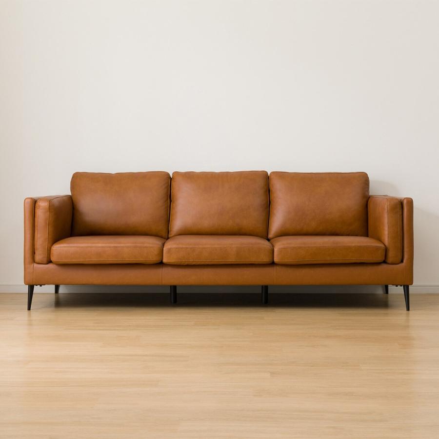 ニトリ（NITORI） ソファー ソファ 3人掛け ソファ(LB01 BR) : ニトリ