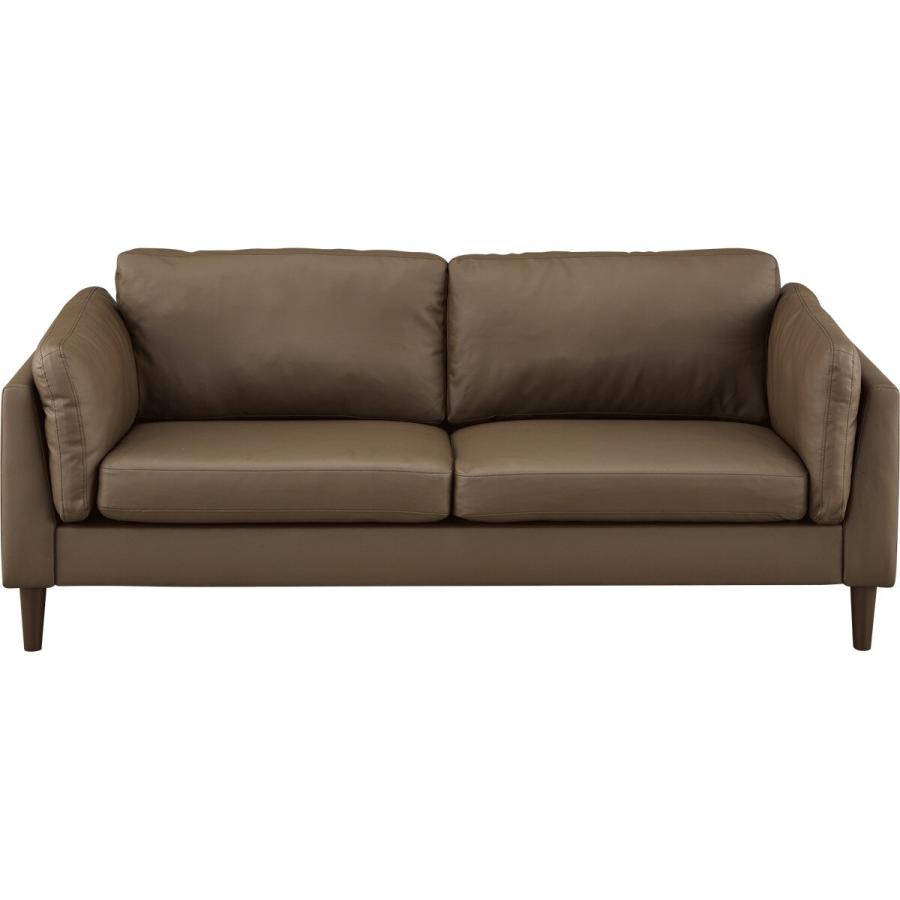 ニトリ（NITORI） ソファー ソファ 3人掛け 合成皮革ソファ(XL10 DBR