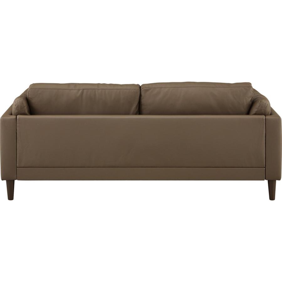 ニトリレザーソファー3人用 定価100000円 ニトリ ソファー ソファ 3人掛け 合成皮革ソファ(XL10 DBR