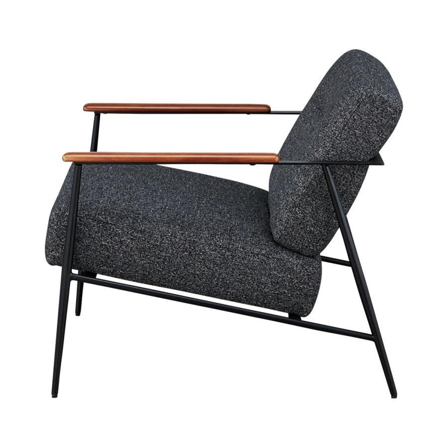 アクセントチェア　1脚　ニトリ ニトリ アクセントチェア(AW14 BL) ソファー ソファ 1人掛け 布