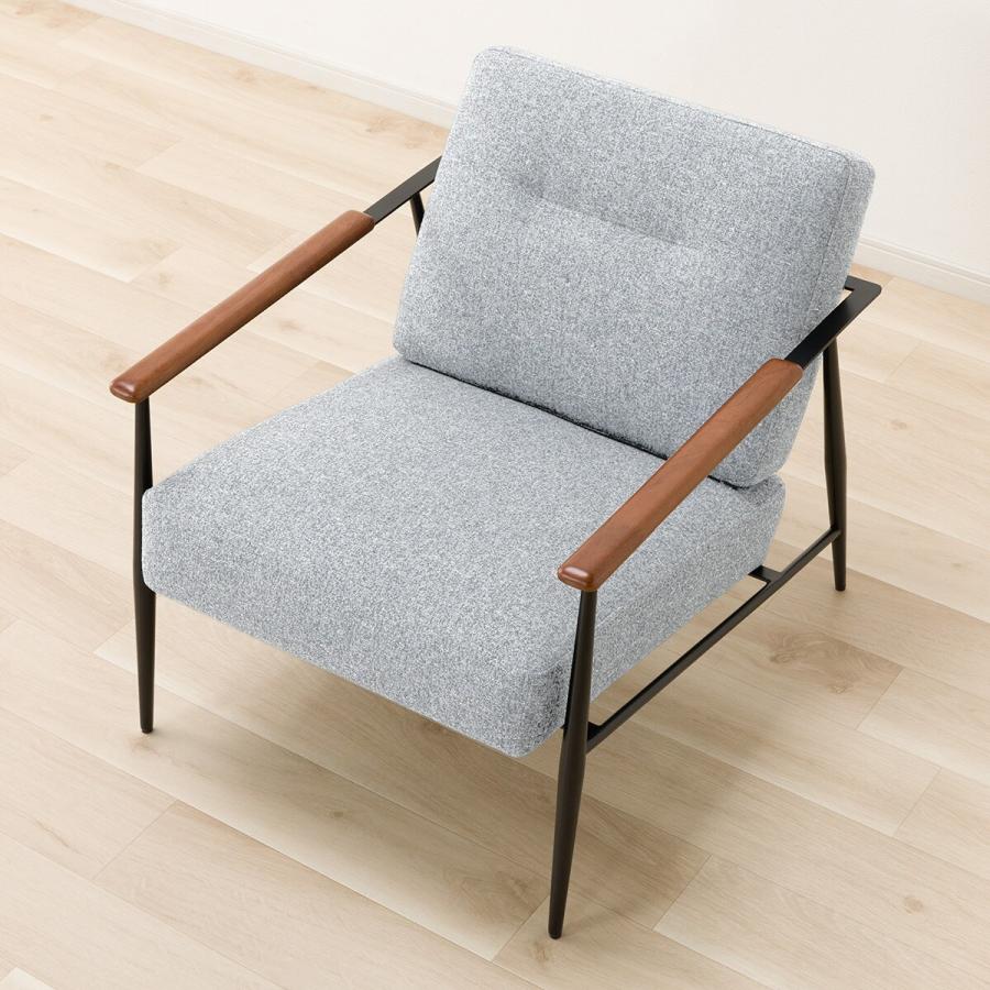 アクセントチェア(AW14 LGY) ソファー ソファ 1人掛け 布 ニトリ | ニトリ | 01