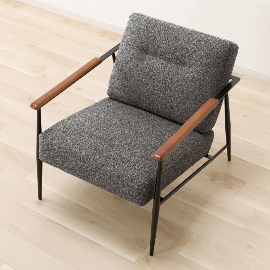 ニトリ（NITORI） アクセントチェア(AW14 BR) ソファー ソファ 1人掛け