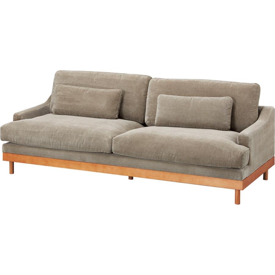 ニトリ（NITORI） ソファー ソファ 3人掛け 布張りソファ(LB03 MO